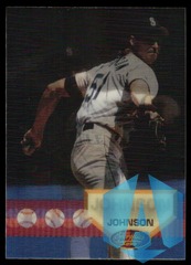 1994 Pinnacle Sportflics #30 Randy Johnson Mariners 3D Seattle Mariners